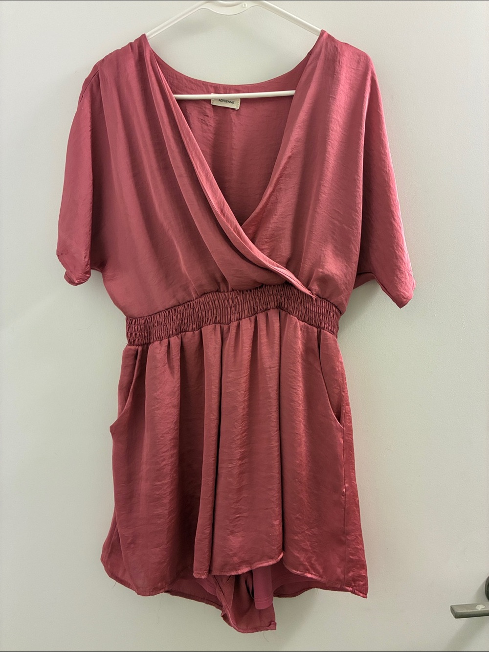 Satin Mauve Romper